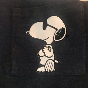 T shirt snoopy pocket tee